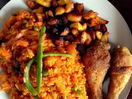 Chicken Fried Rice & Plantain