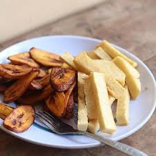 Fried Yam & Plantain