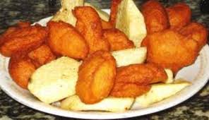 Fried Yam & Beans (Large)